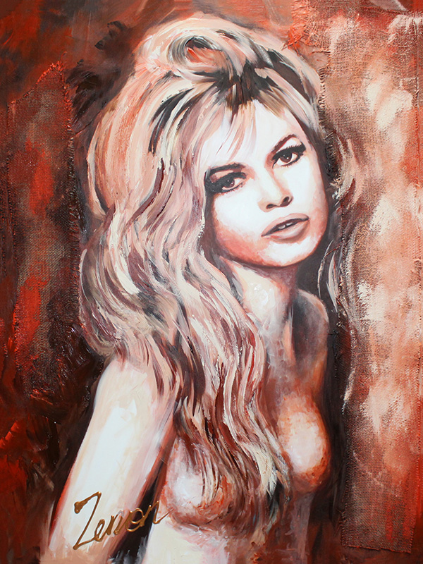 BRIGITTE BARDOT schilderij online kopen zenon