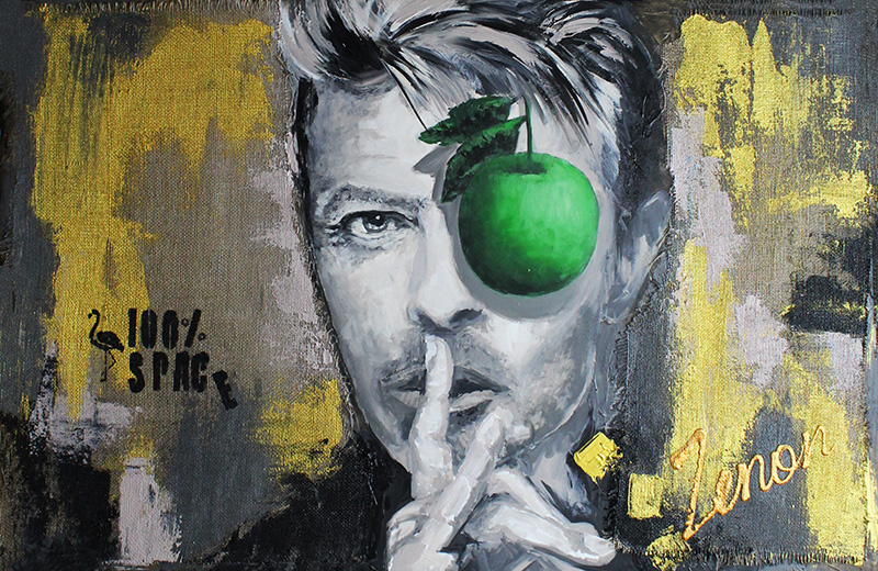 David bowie schilderij online kopen zenon