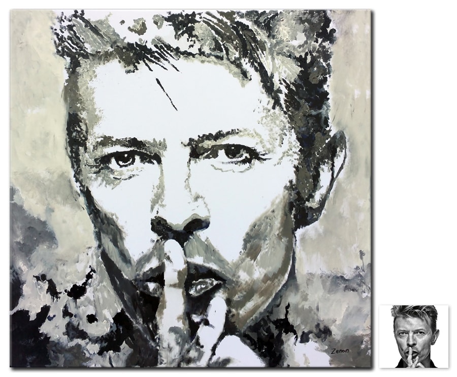 Davied bowie schilderij kopen